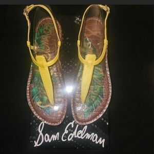 Sam Edelman Yellow Sandals